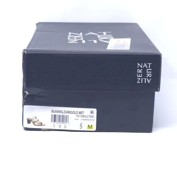 Naturalizer Beaming Sandal Straps Gold 5M - Picture 9 of 9